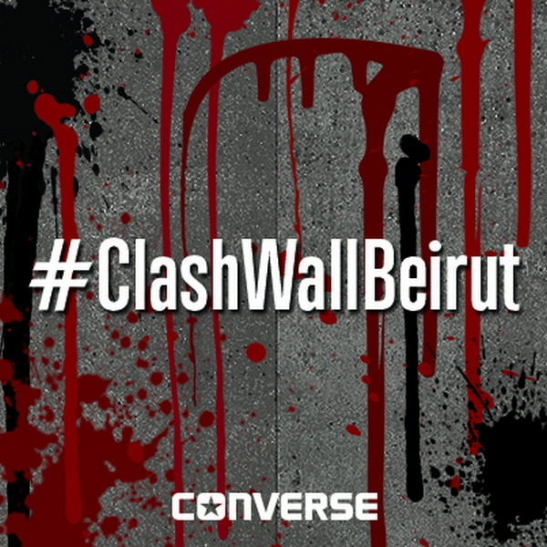 Converse ClashWallBeirut Tweet